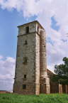 Le clocher de l'�glise de Monreal las Llanos