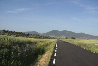 La route vers la Sierra de Estrella