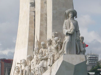 MONUMENT DE VASCO DE GAMA HENRI LE NAVIGATEUR PRECED LA COHORTE DES MARINS