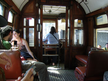 Intérieur du tram