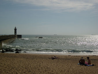 La plage de Porto