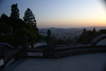 Vue au crépuscule