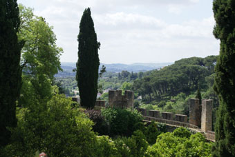 TOMAR MONASTERE VUE SUR LES JARDINS