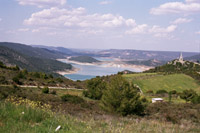 vue sur l'embalse de Entrepenas