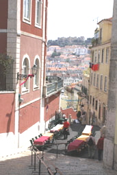 Bairo Alto: vue sur le chateau St George