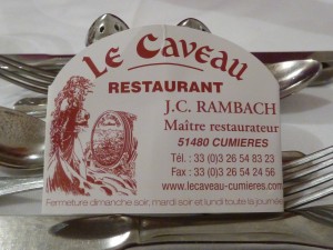 Une bonne adresse pour le repas du soir