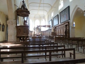 Intérieur de l'église de l'abbatiale