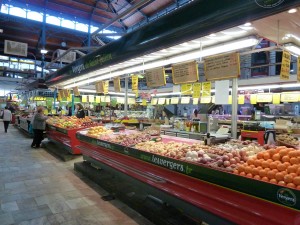 Halles bien achalandées 